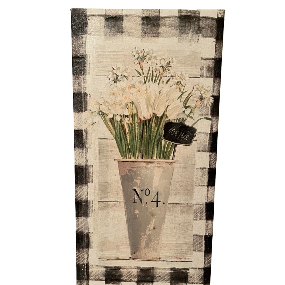Katheryn White Narcisse Parisien Fleurs no. 4 Canvas Print - Picture 2 of 3